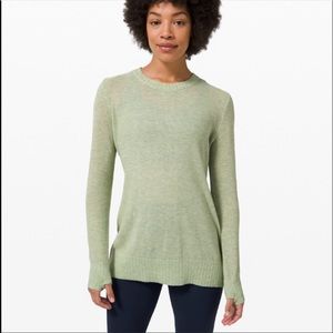 Lululemon - Size 2 Green Sincerely Yours Sweater